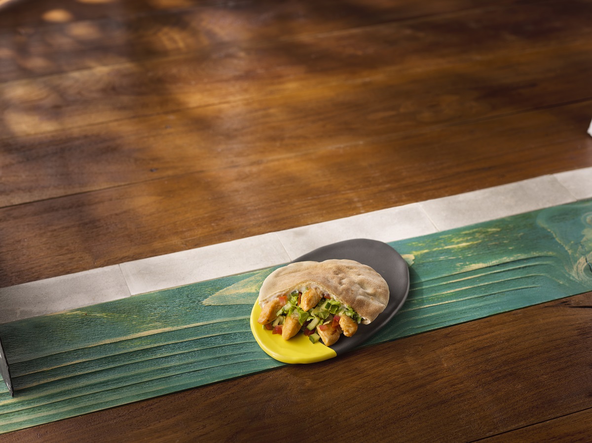 Chicken Pita On Its Own