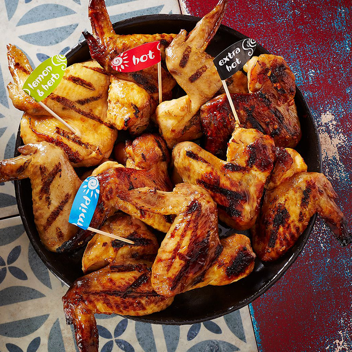 10 Full Chicken Wings